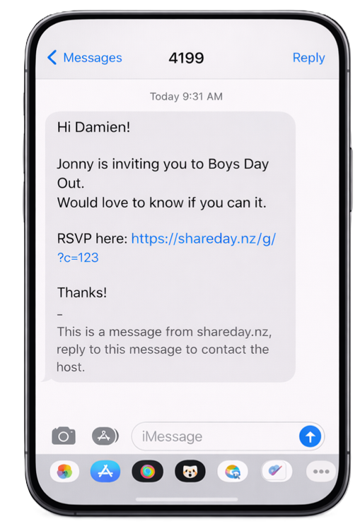 ShareDay updates screenshot
