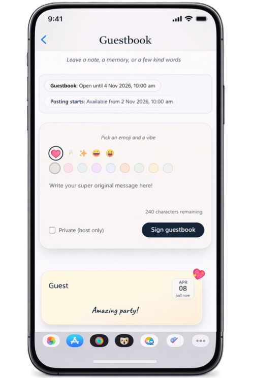 ShareDay guest extras screenshot